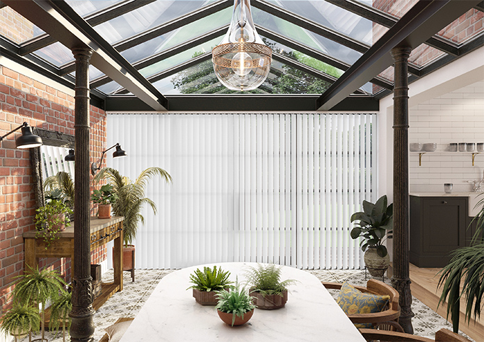 Amalfi, Linen White - Vertical Blind - Image 8